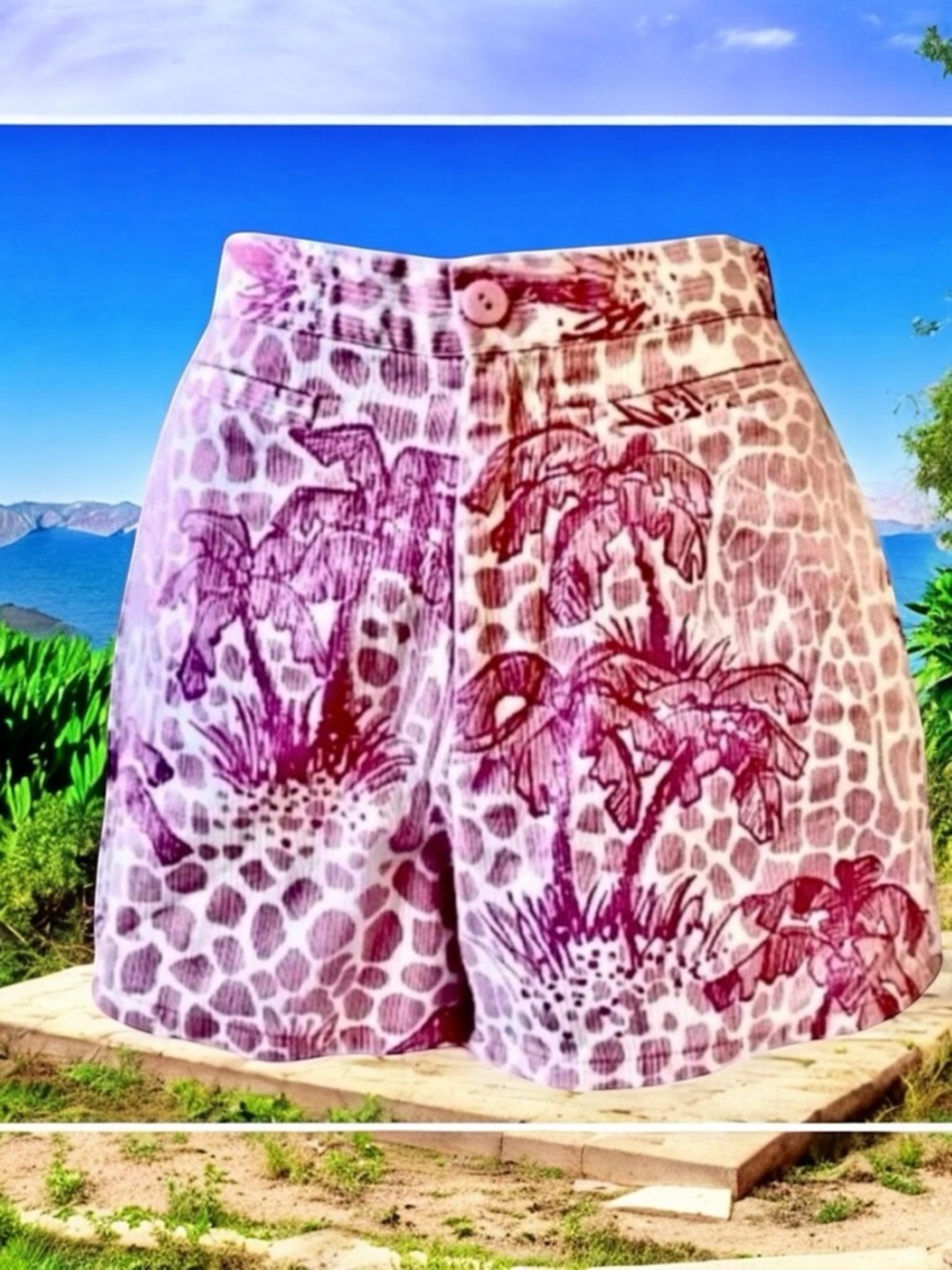 Lilly Pulitzer Vintage Shorts HIDDEN GIRAFFES